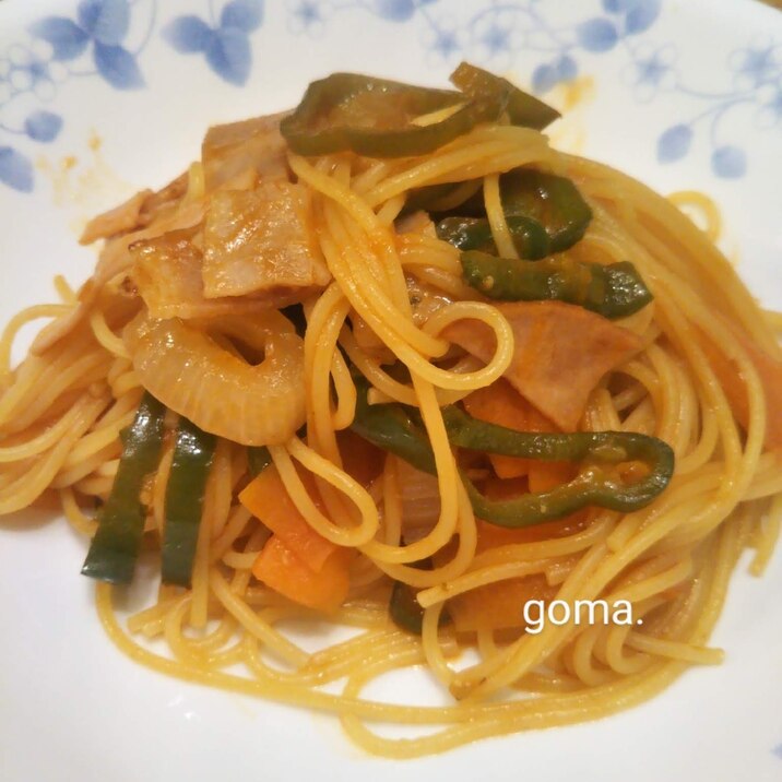 ナポリタン風パスタ